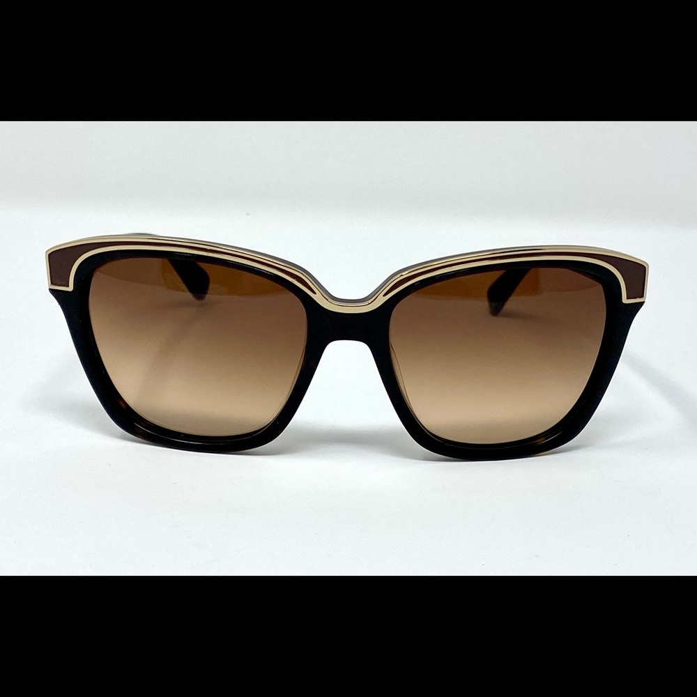 Diane Von Furstenberg DVF604S brown gold New Sunglasses